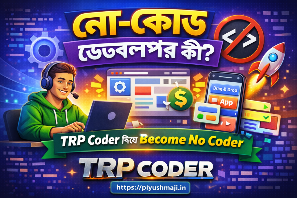 নো-কোড ডেভেলপার কী? কীভাবে TRP Coder আপনাকে সহজে নো-কোড ডেভেলপার হতে সাহায্য করবে